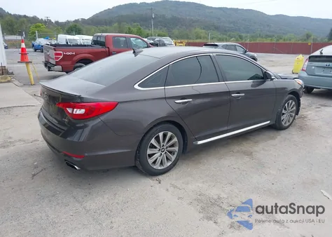 2016 Hyundai Sonata Sport z USA, uszkodzony, nr VIN 5NPE34AF3GH392685